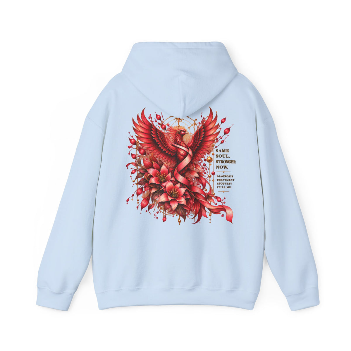 Phoenix Floral Hoodie — Redemption & Rebirth Graphic Sweatshirt