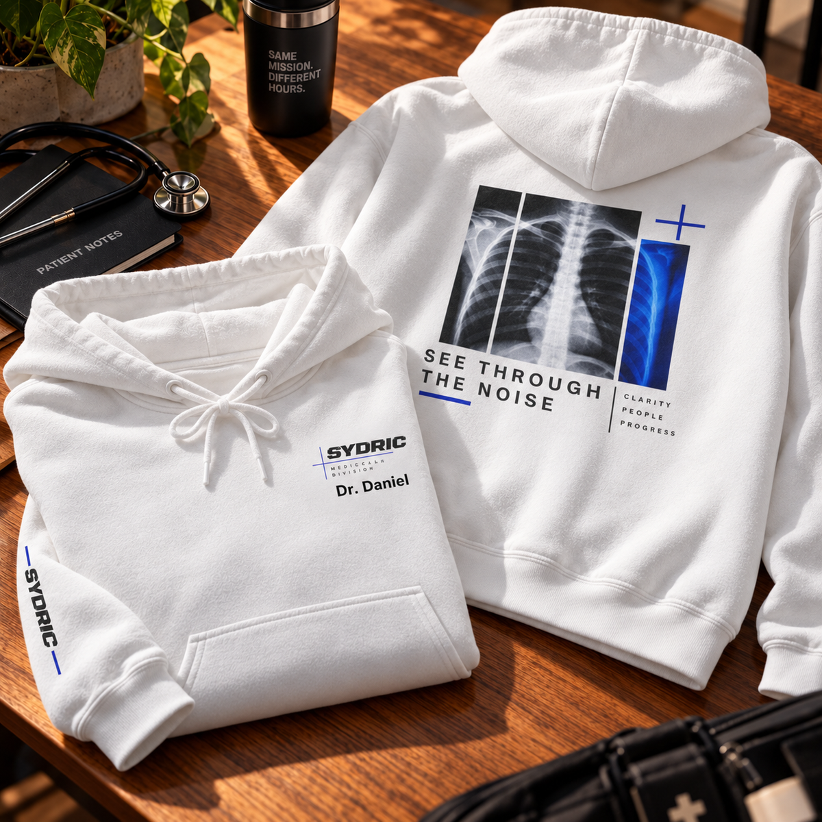See Through the Noise - Personalized Radiology Hoodie