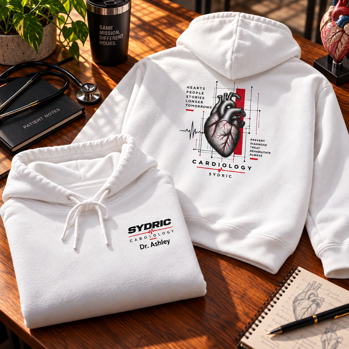 Longer Tomorrows - Personalized Cardiology Hoodie