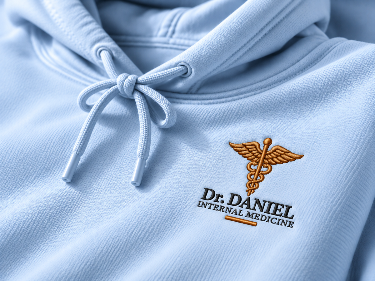 Personalized Doctor Embroidered Hoodie