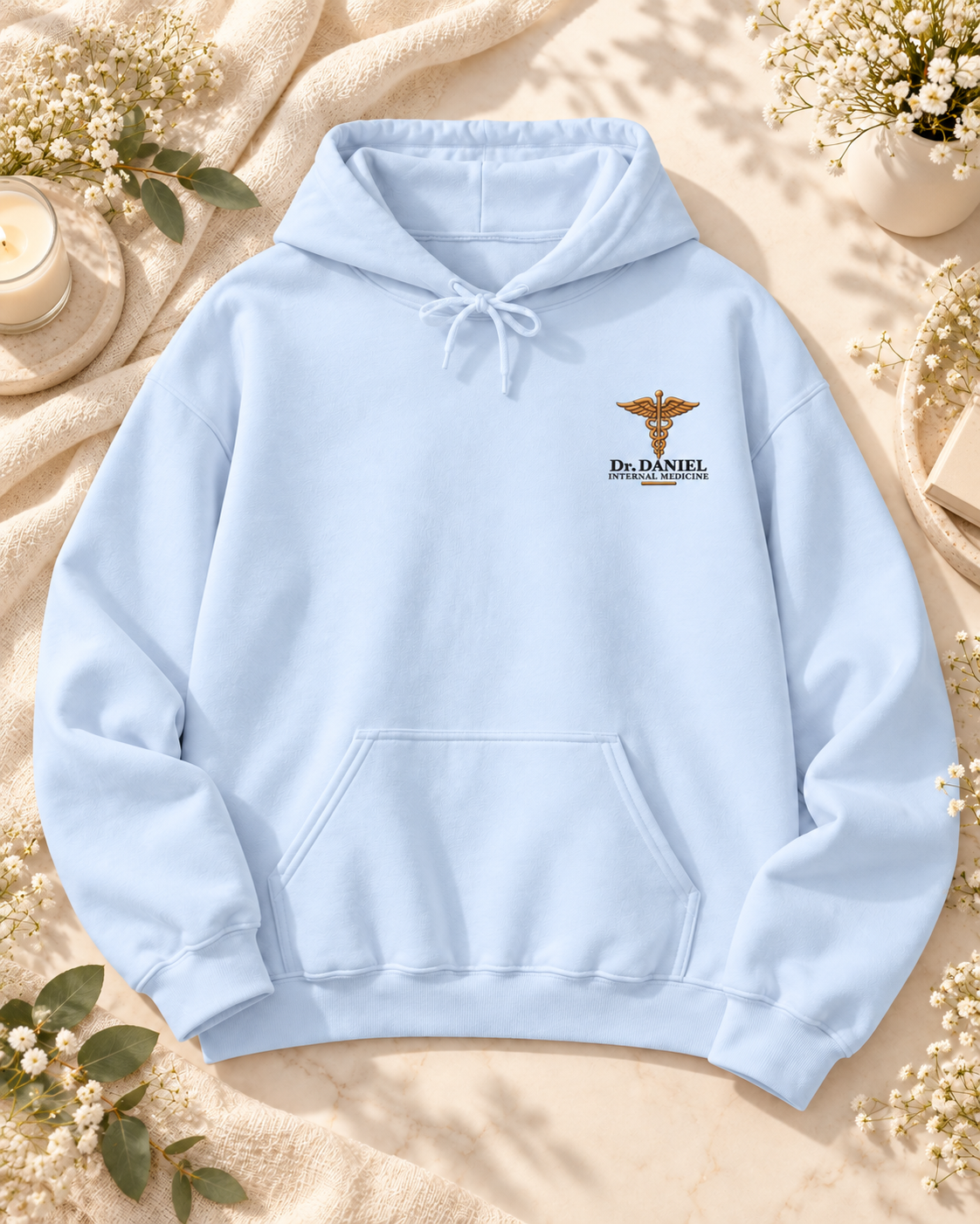 Personalized Doctor Embroidered Hoodie