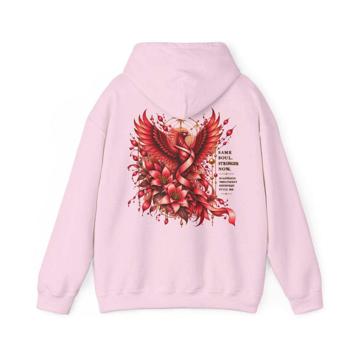 Phoenix Floral Hoodie — Redemption & Rebirth Graphic Sweatshirt