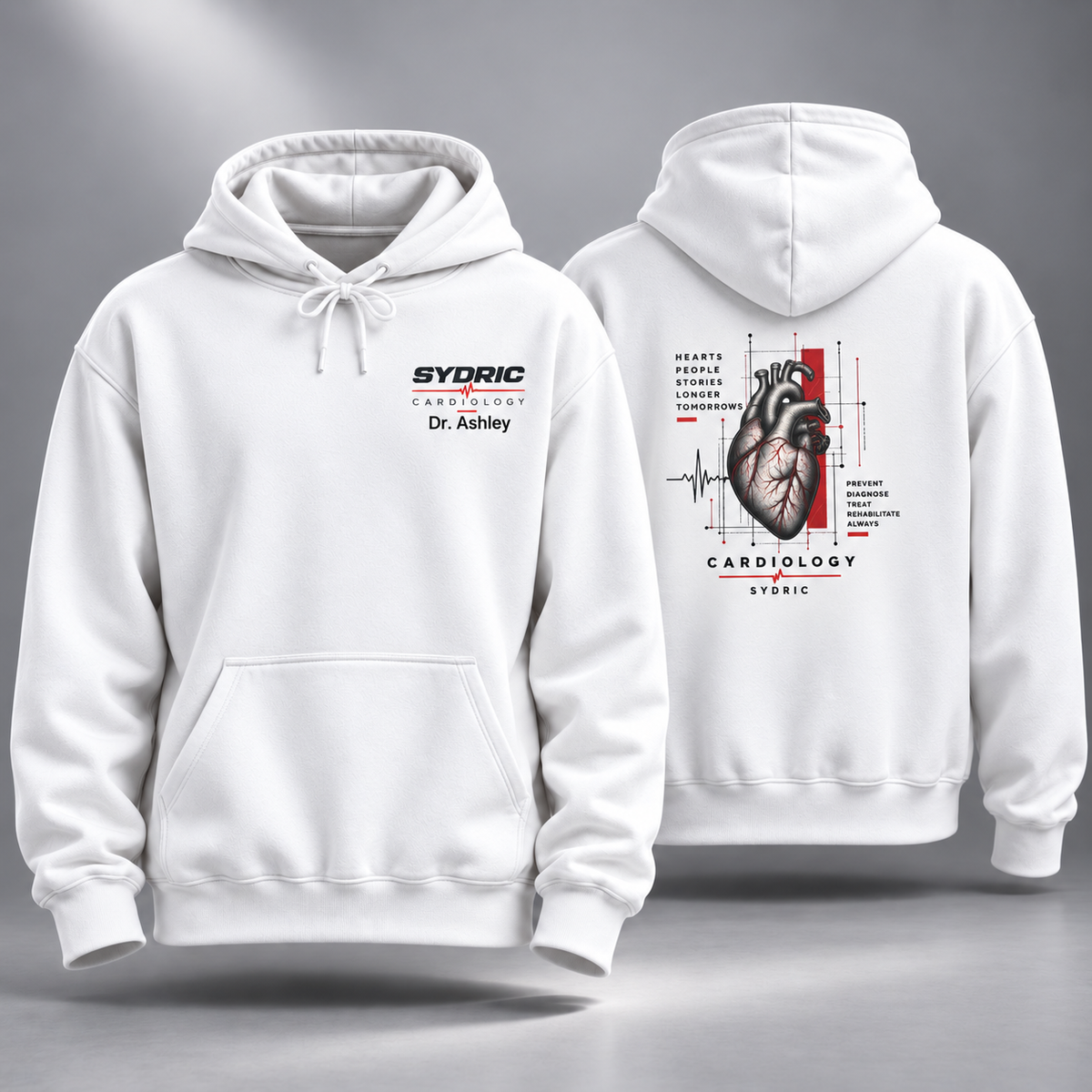 Longer Tomorrows - Personalized Cardiology Hoodie