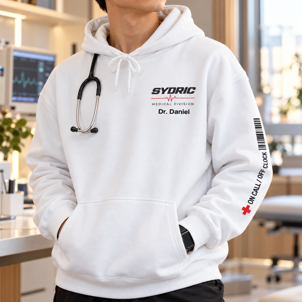 24/7 Shift Code - Personalized Medical Division Hoodie