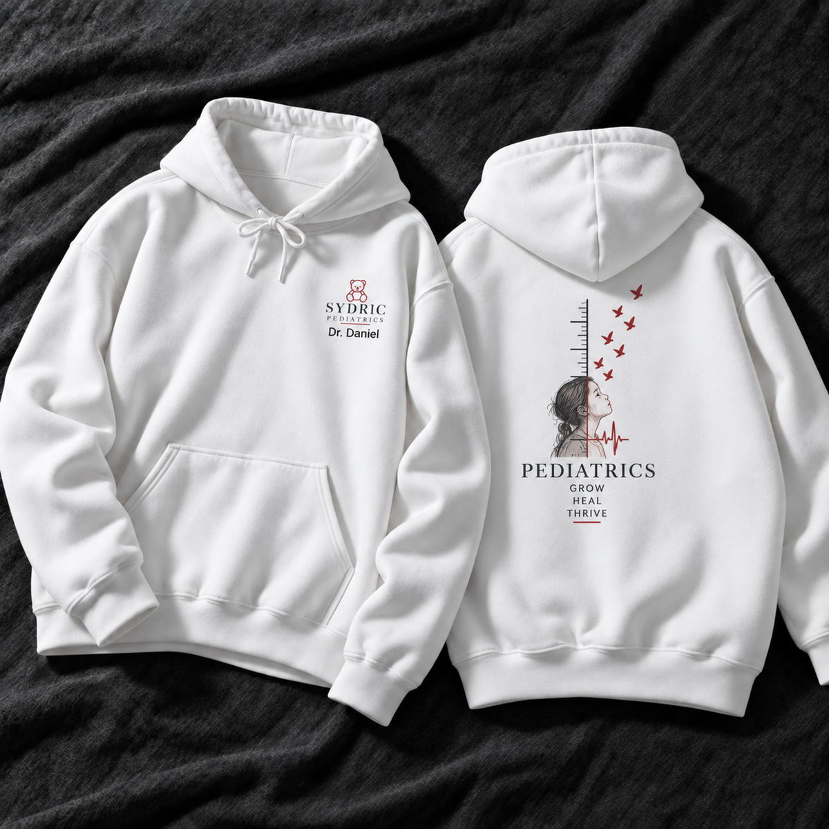 Grow. Heal. Thrive. - Personalized Pediatrics Hoodie