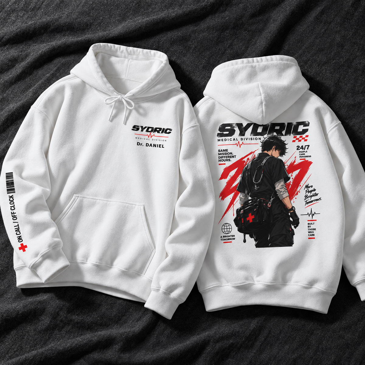 24/7 Shift Code - Personalized Medical Division Hoodie
