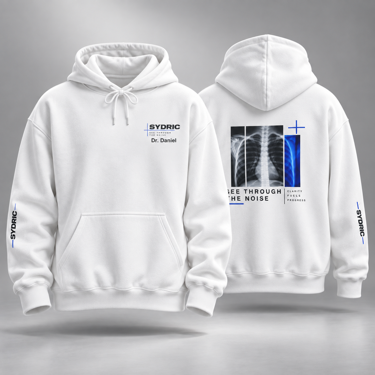 See Through the Noise - Personalized Radiology Hoodie
