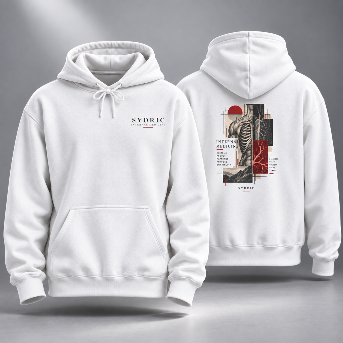 Different Stages. Same Care. - Personalized Family Medicine Hoodie