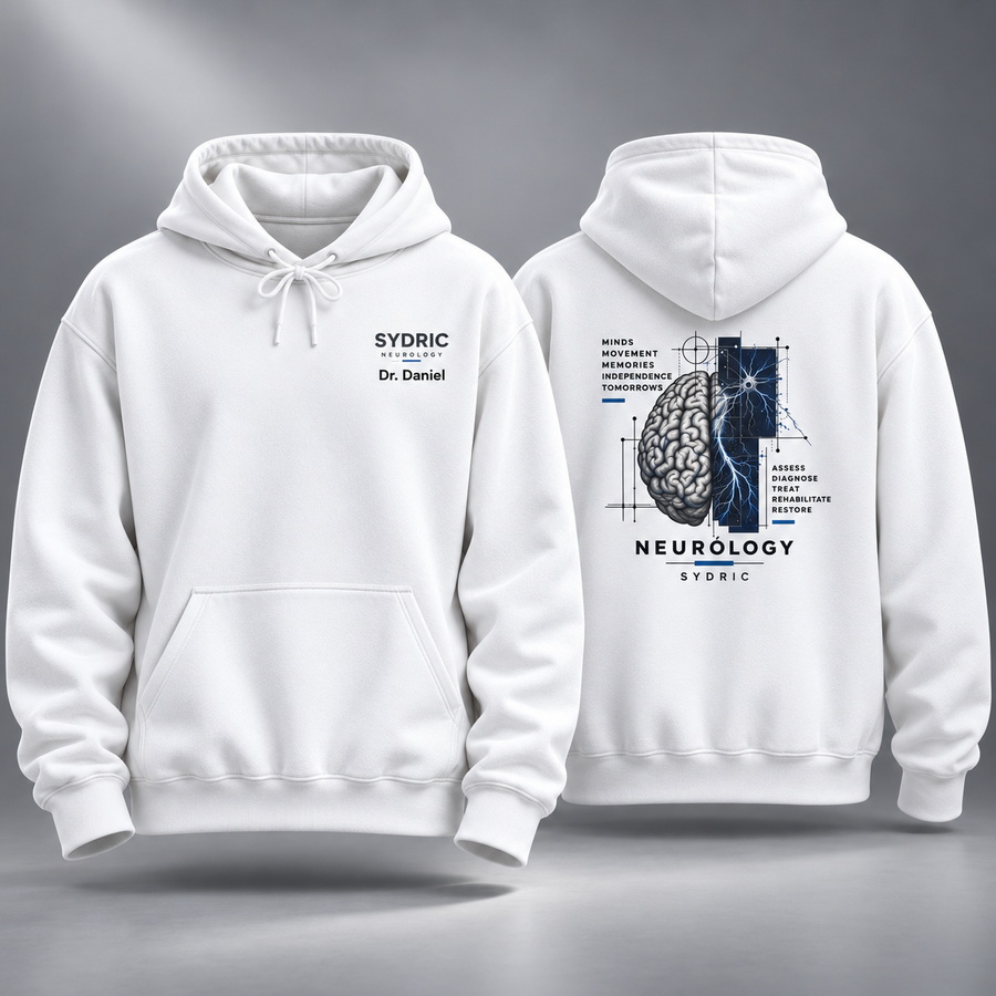 Minds. Movement. Memories. - Personalized Neurology Hoodie