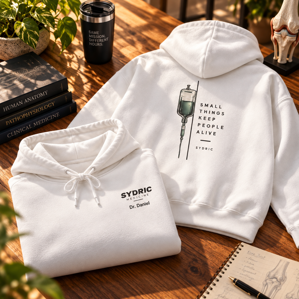 Small Things Keep People Alive - Personalized Medicine Hoodie
