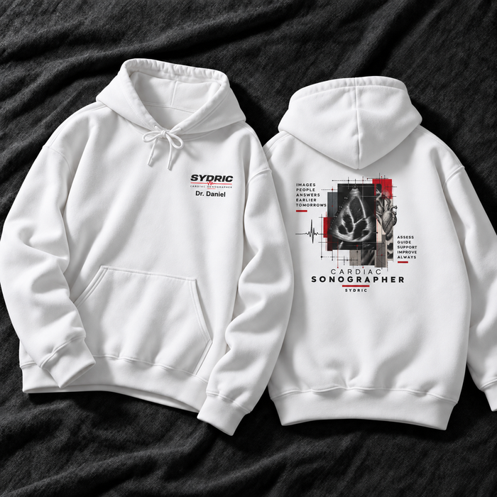 Images. Answers. - Personalized Cardiac Sonographer Hoodie