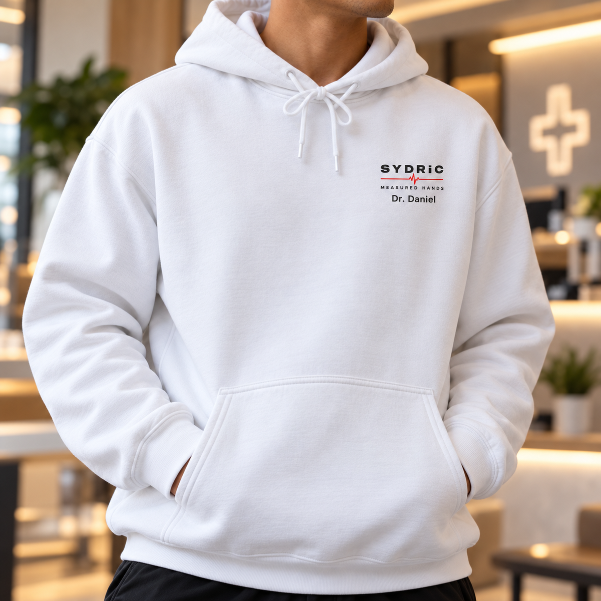 Measured Hands - Personalized Surgery Hoodie