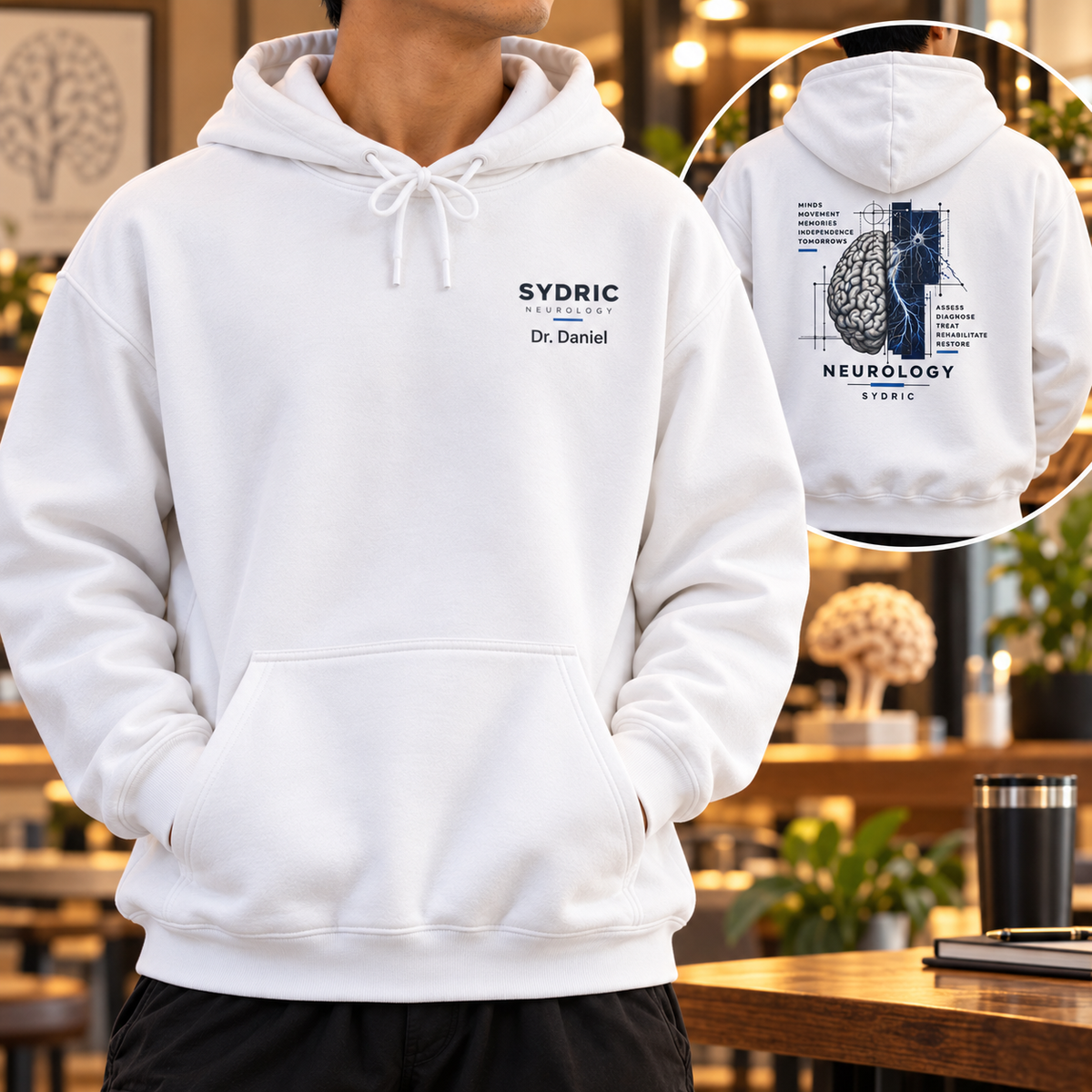Minds. Movement. Memories. - Personalized Neurology Hoodie